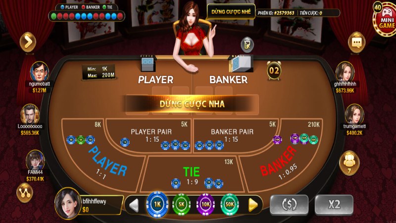 Cá cược Baccarat online hoạt động minh bạch hợp pháp